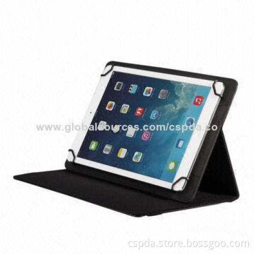 New Arrival Super Slim Book Case for iPad Air, with Hand Strap and Name Card Slot
